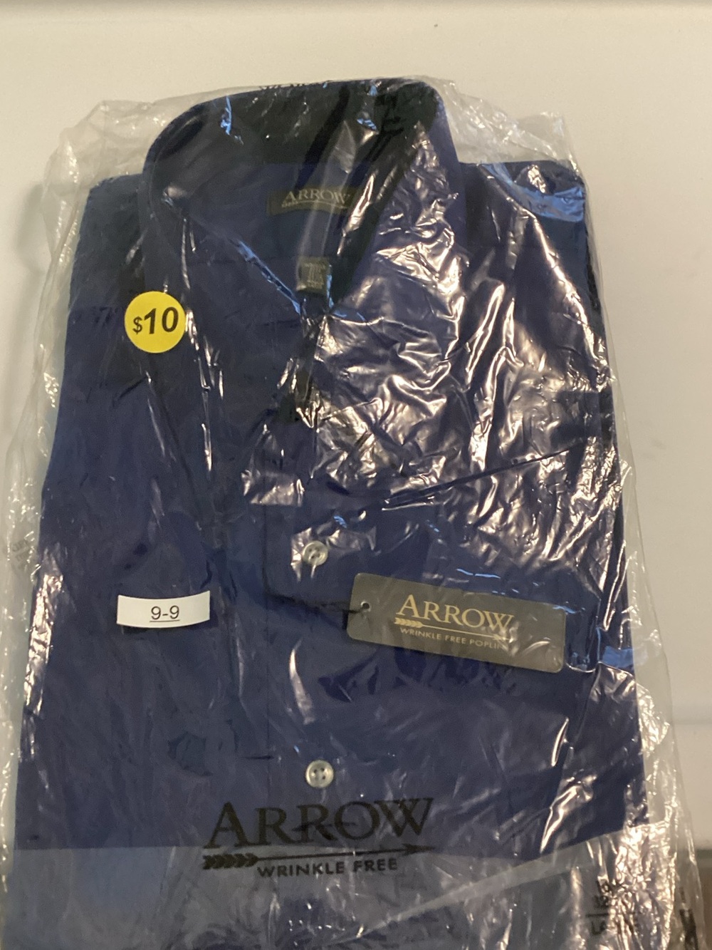 Arrow Men's Button-Up Shirt in Royal Blue
